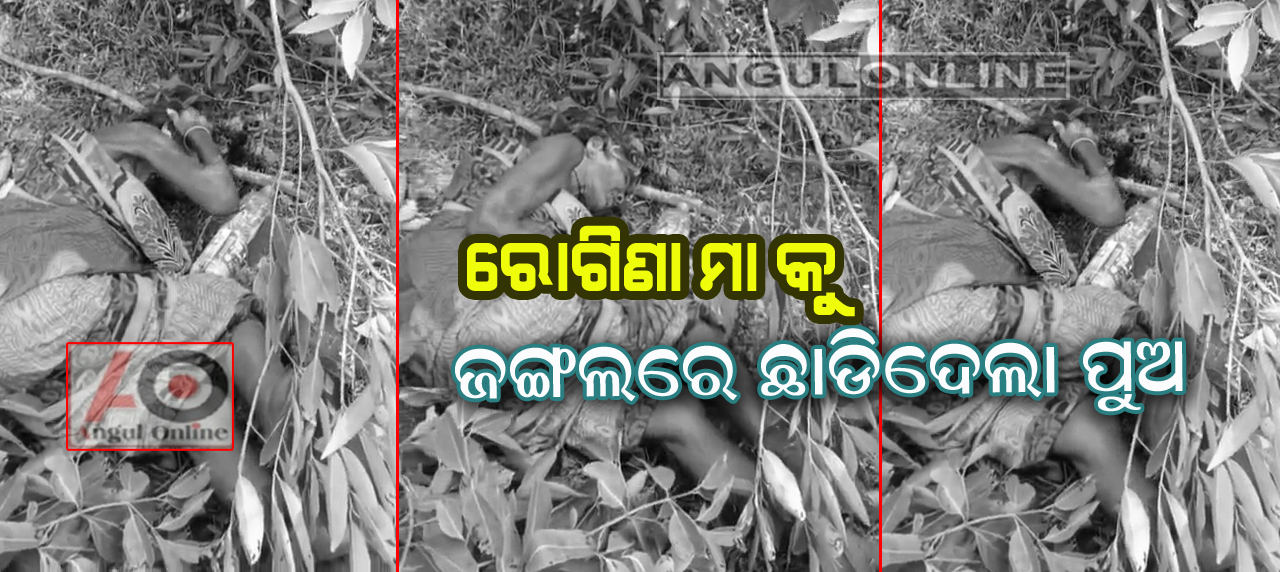 ଘଞ୍ଚ ଜଙ୍ଗଲରେ ମାକୁ ଛାଡି ପଳେଇ ଗଲା ପୁଅ – ଉଦ୍ଧାର କାଲେ ଗ୍ରାମବାସୀ