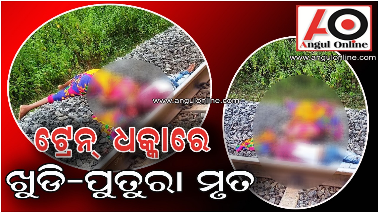 ଟ୍ରେନ ଧକ୍କାରେ ଖୁଡି-ପୁତୁରା ମୃତ