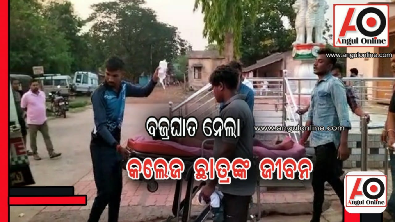 ବଜ୍ରପାତରେ କଲେଜ ଛାତ୍ର ମୃତ